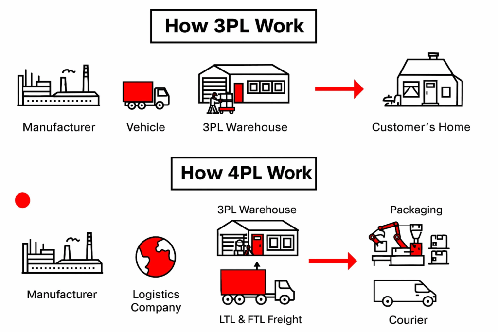 4PL vs. 3PL: Key Differences and How to Choose the Right Partner 6 3PL and 4PL Services