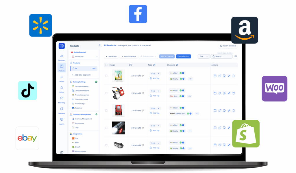 Brands selling across multiple platforms