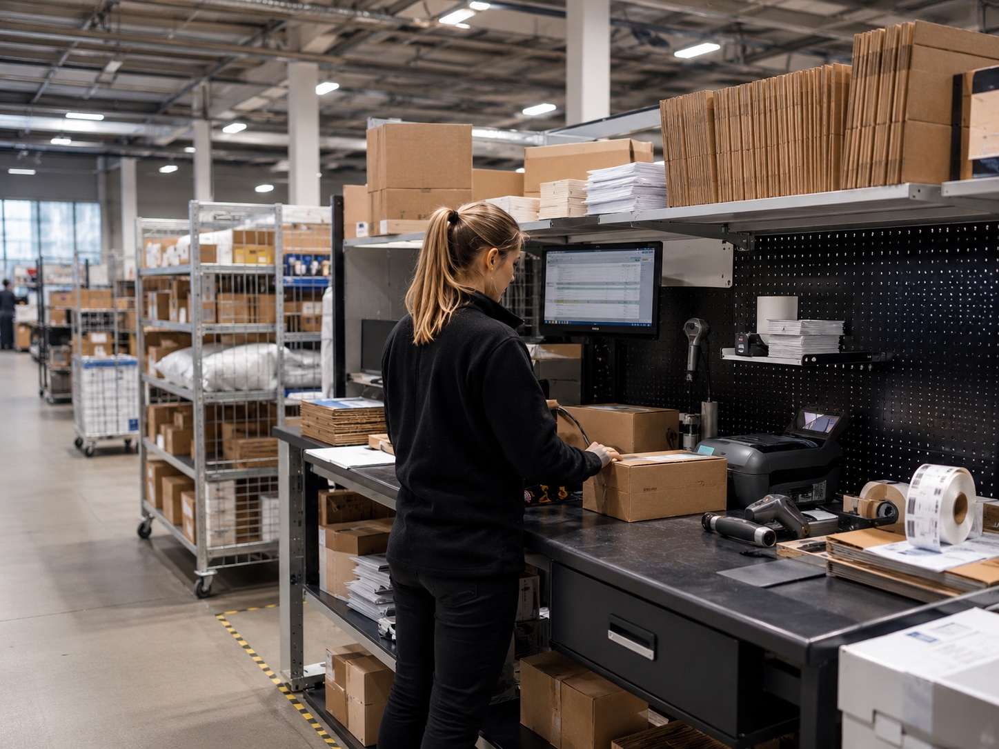 Small-parcel ecommerce fulfillment operations in Hagen