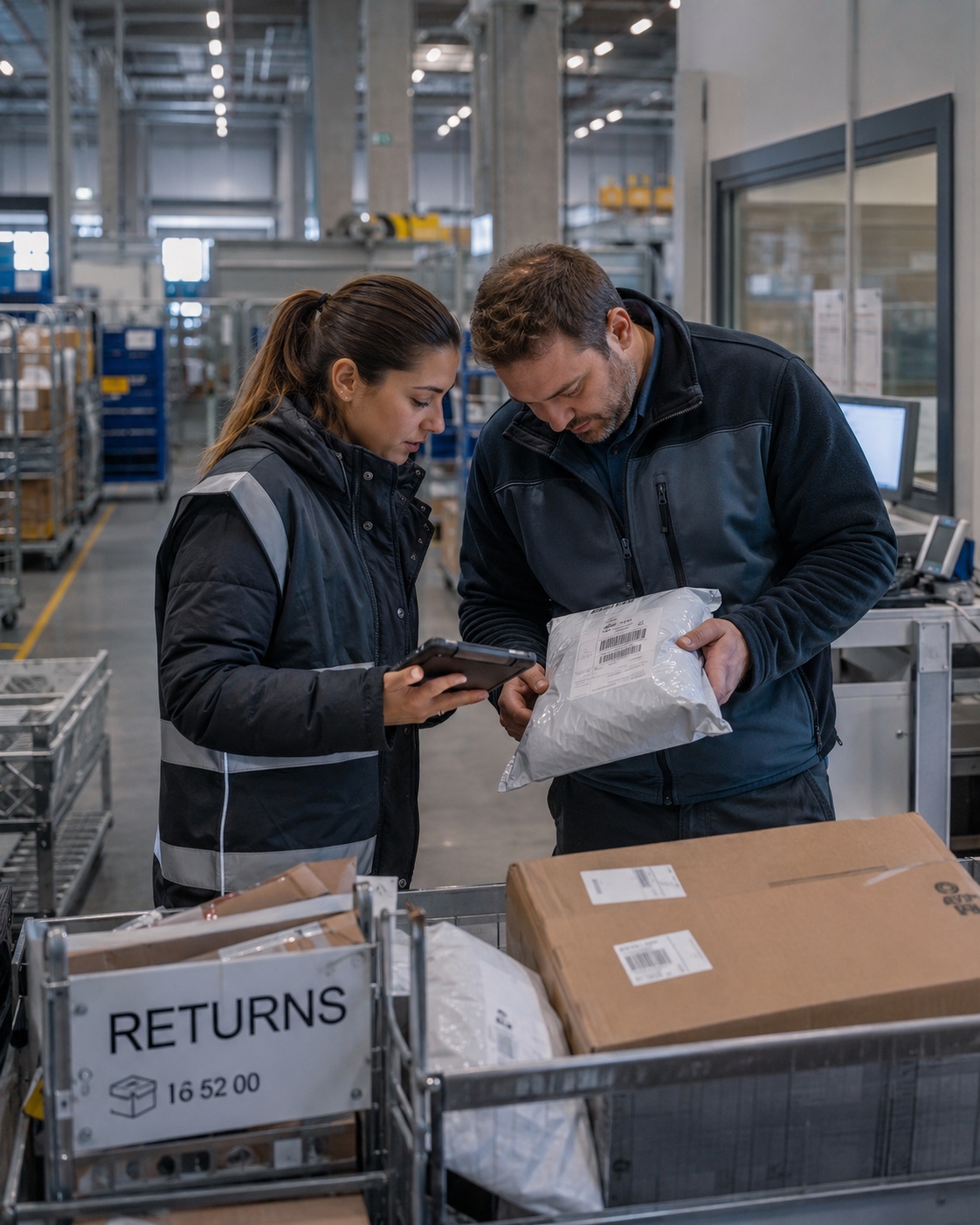 Ecommerce parcel operations and carrier coordination