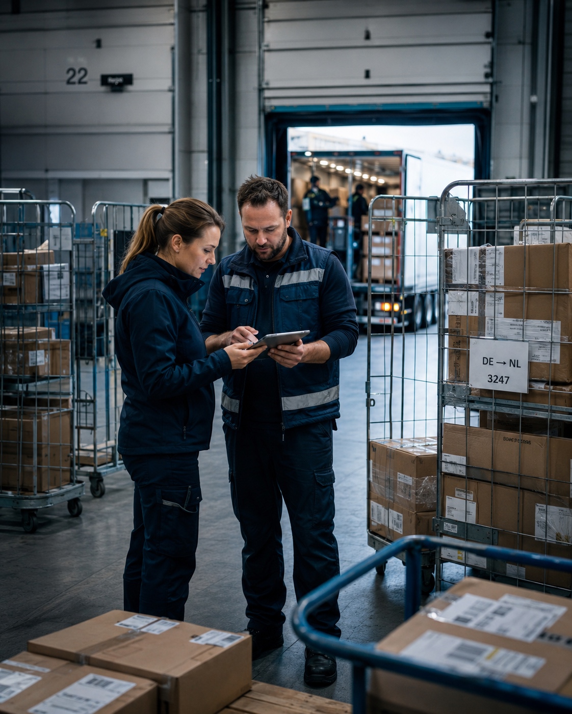 Cross-border logistics planning and operational coordination