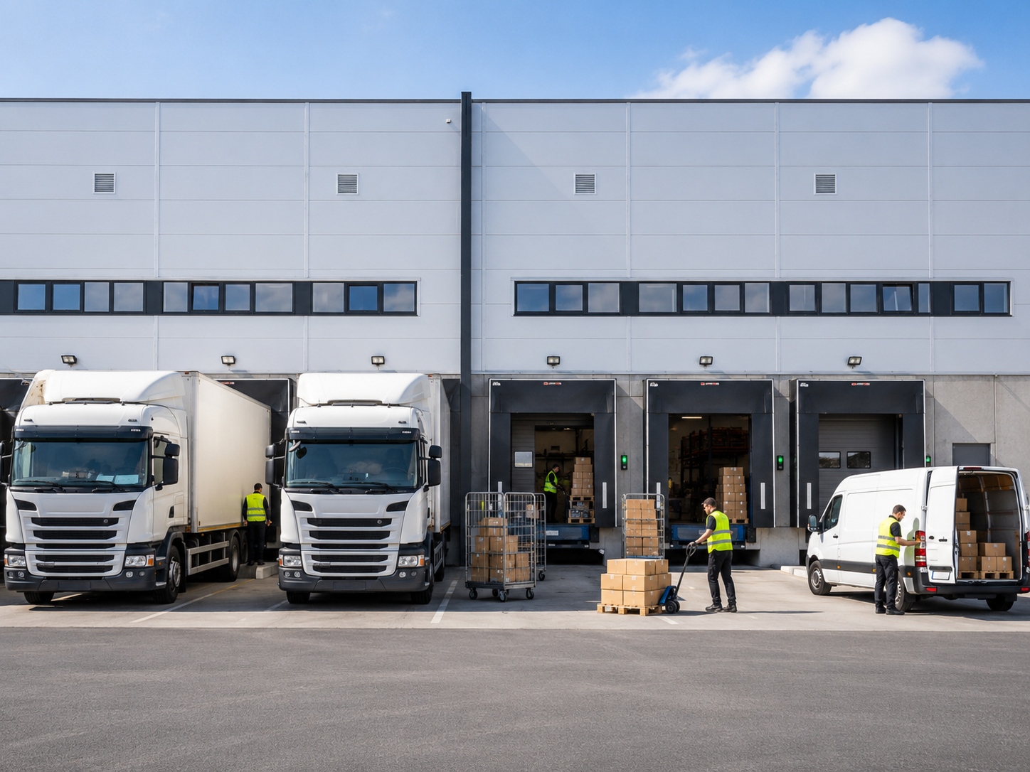 Ecommerce freight, warehouse handover and delivery operations coordinated by PostalParcel